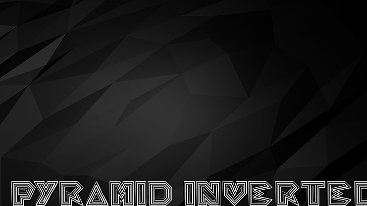 PYRAMID INVERTED Font Family