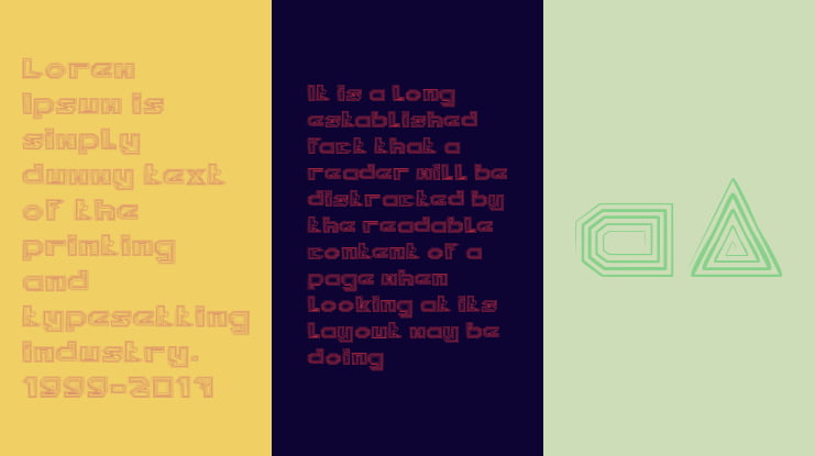 PYRAMID INVERTED Font Family