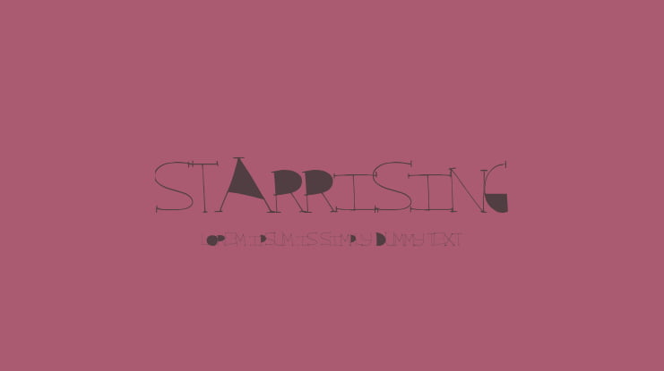 StarRising Font