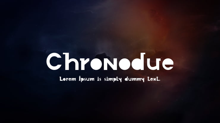 Chronodue Font