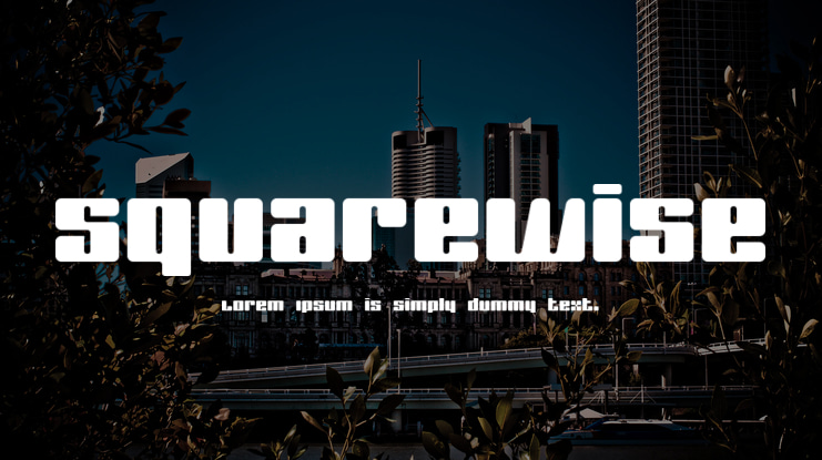 SquareWise Font