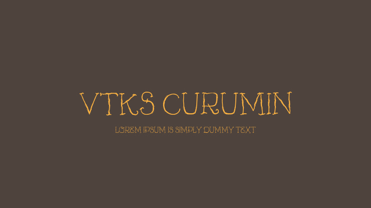 Vtks Curumin Font