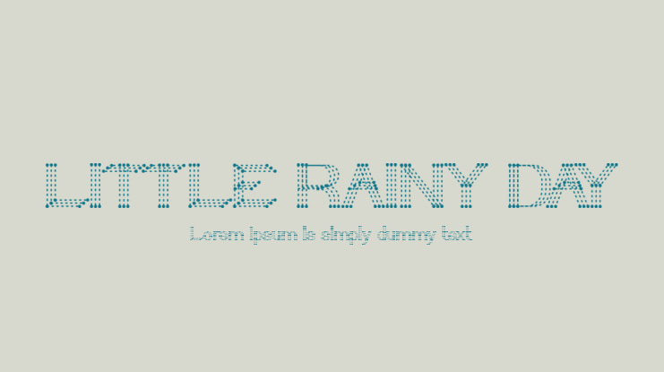 LITTLE RAINY DAY Font