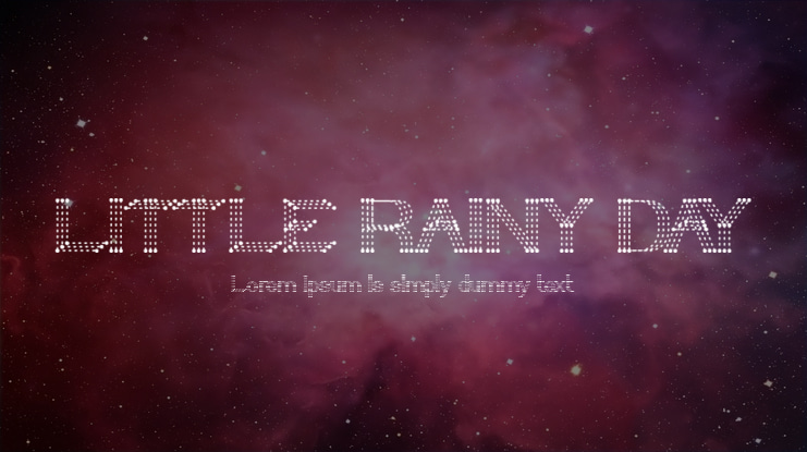 LITTLE RAINY DAY Font
