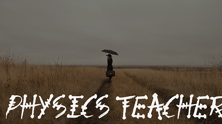 Physics Teacher Font