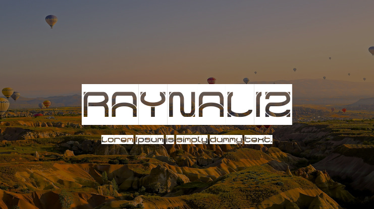 RAYNALIZ Font Family