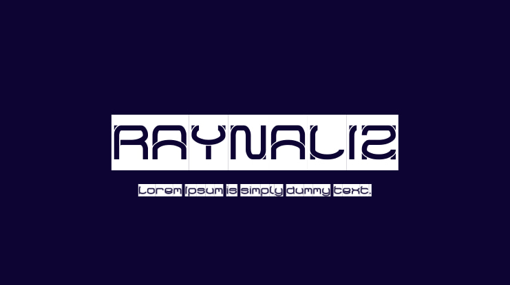 RAYNALIZ Font Family