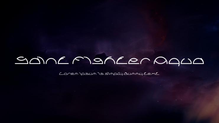 Saint Fighter Aqua Font Family