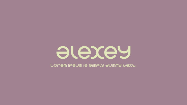 alexey Font Family