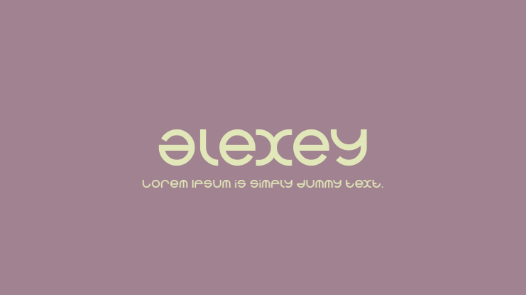 alexey Font Family