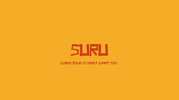 SURU Font