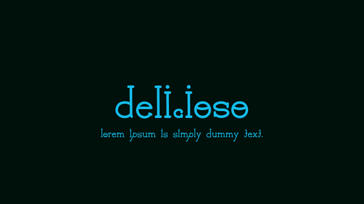 Delicioso Font