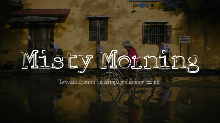 Misty Morning Font