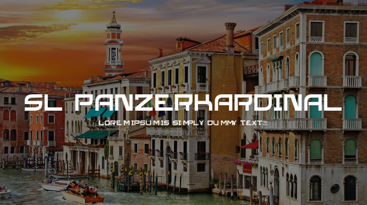 SL Panzerkardinal Font