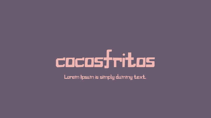 cocosfritos Font