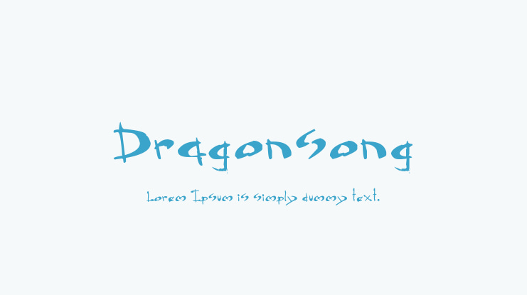 Dragonsong Font