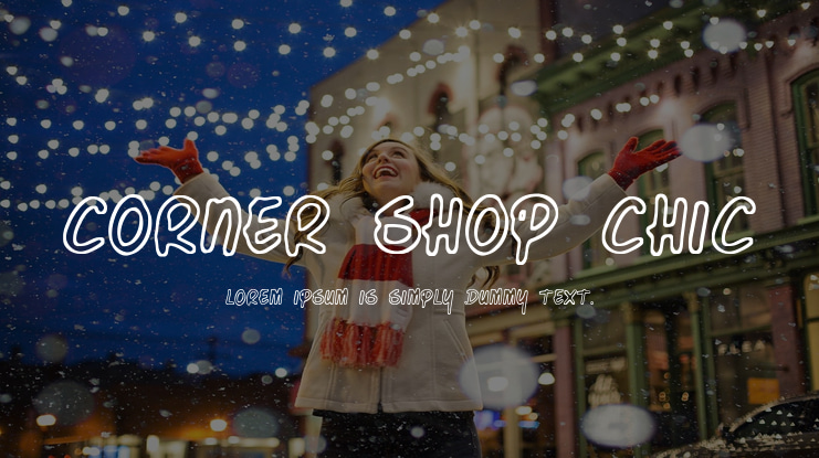 Corner Shop Chic Font