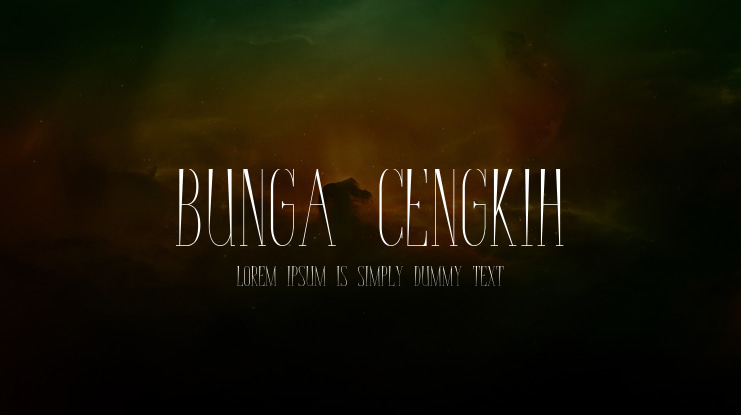 Bunga Cengkih Font Family