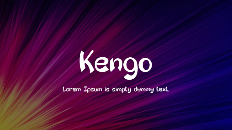 Kengo Font
