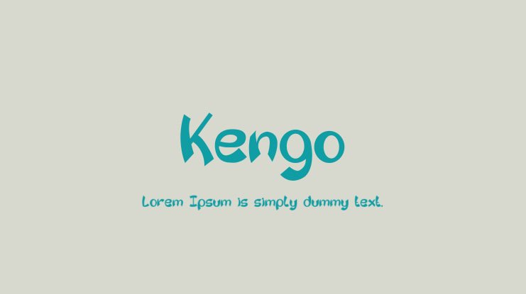 Kengo Font