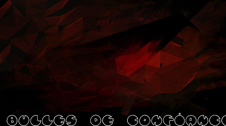 bulles de confiance Font