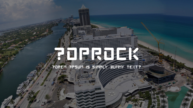 Poprock Font