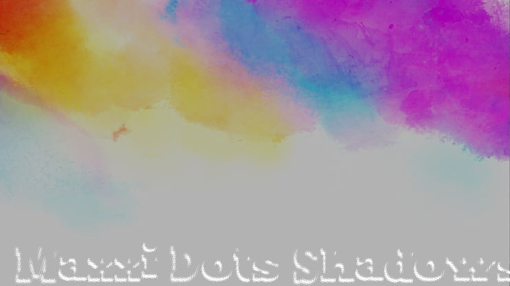 Maxxi Dots Shadows Font