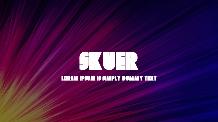 Skuer Font