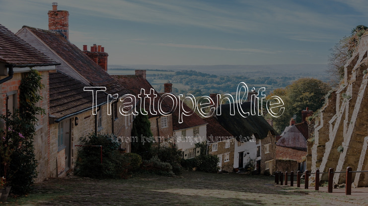 Trattopenlife Font