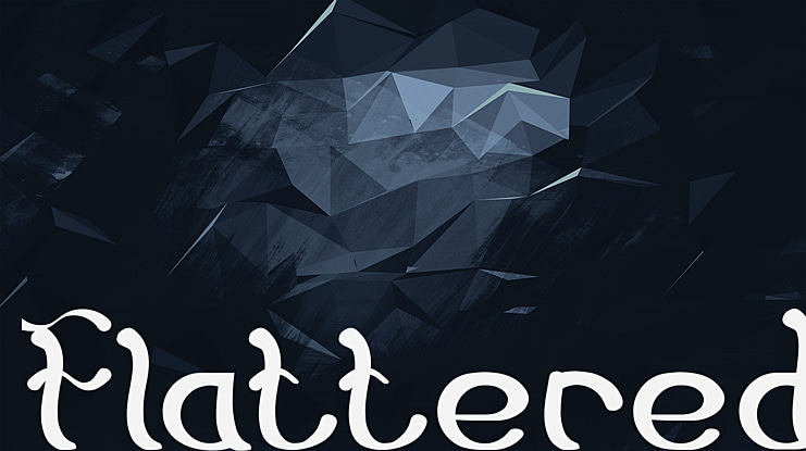 Flattered Font Family