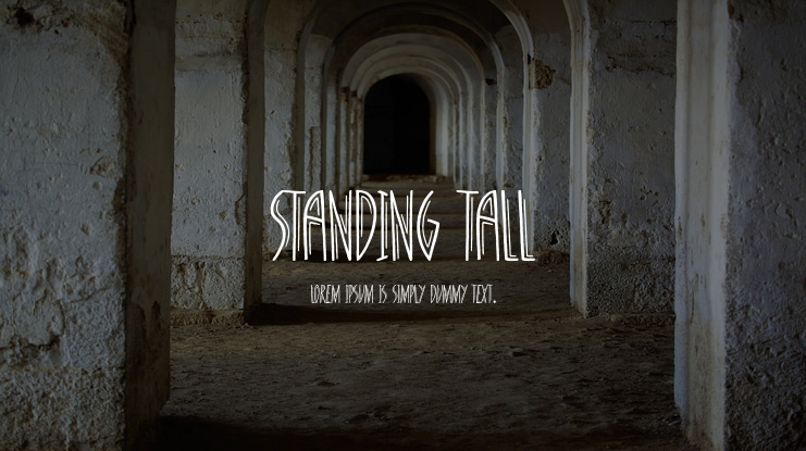 Standing Tall Font