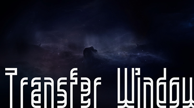 Transfer Window Font