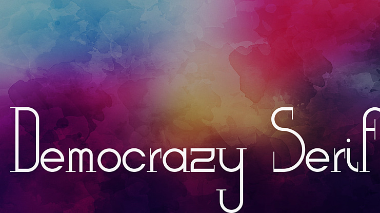 Democrazy Serif Font