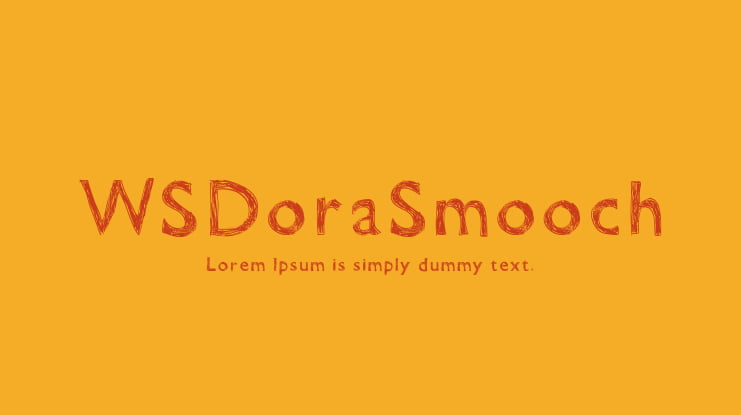 WSDoraSmooch Font