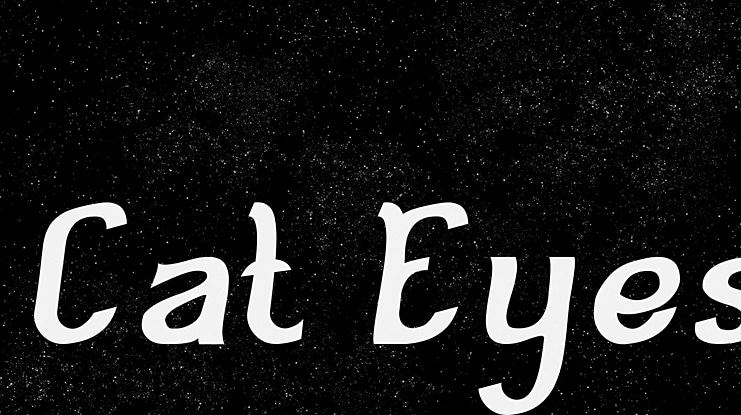 Cat Eyes Font Family