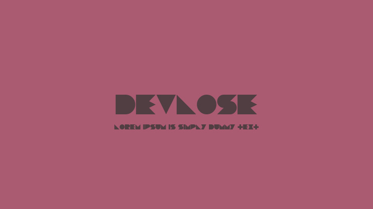 Devlose Font