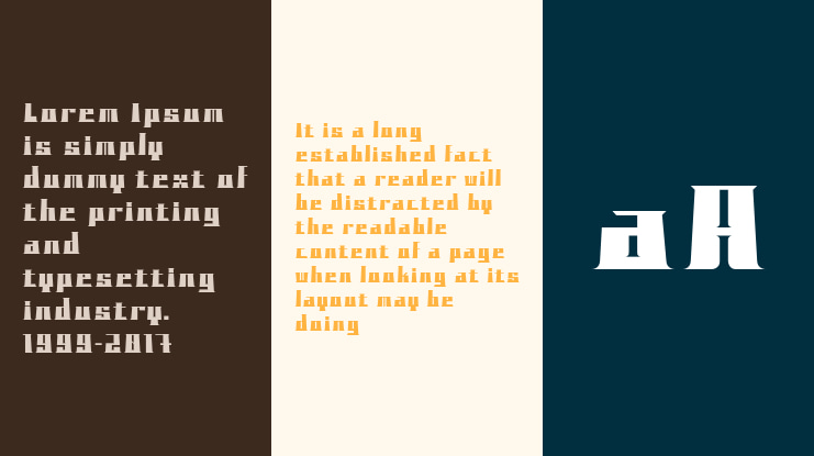 BLOCKO typeface Font