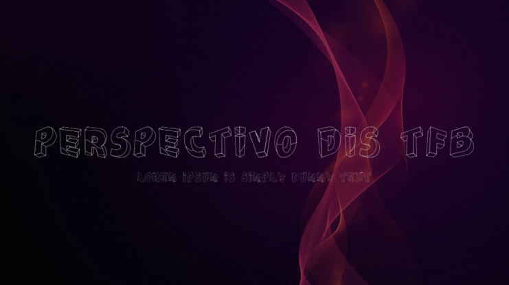 Perspectivo Dis tfb Font Family