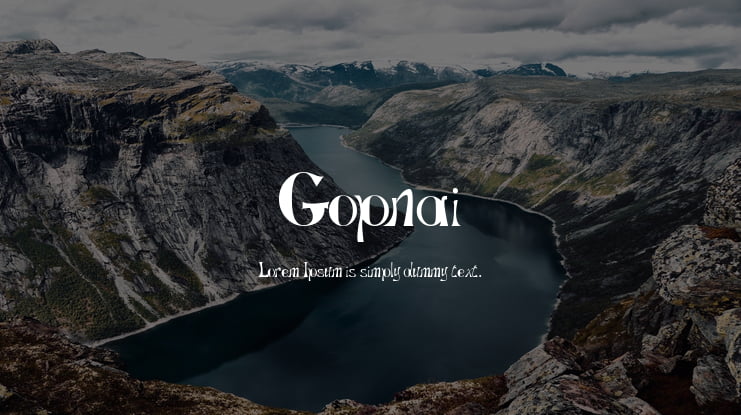 Gopnai Font