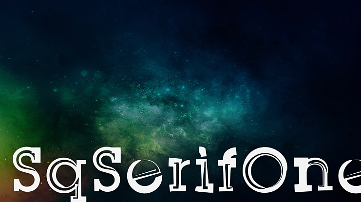 SqSerifOne Font Family