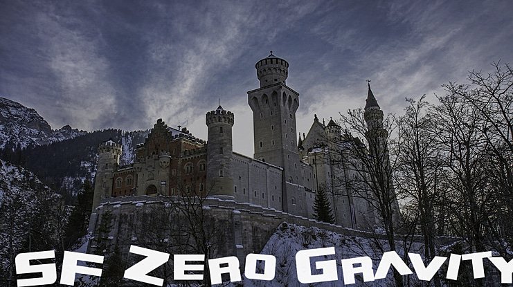 SF Zero Gravity Font Family