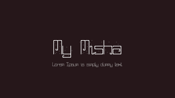 My Misha Font
