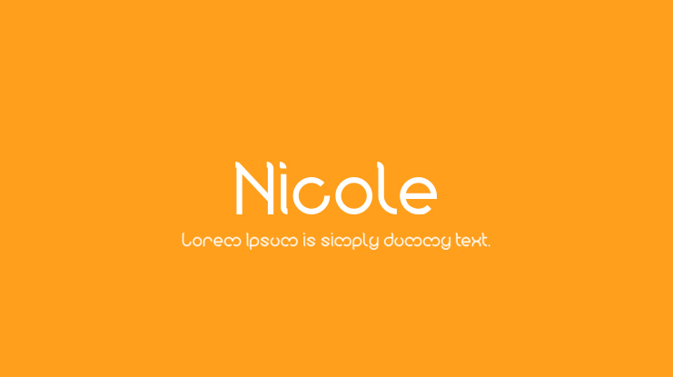 Nicole Font Family