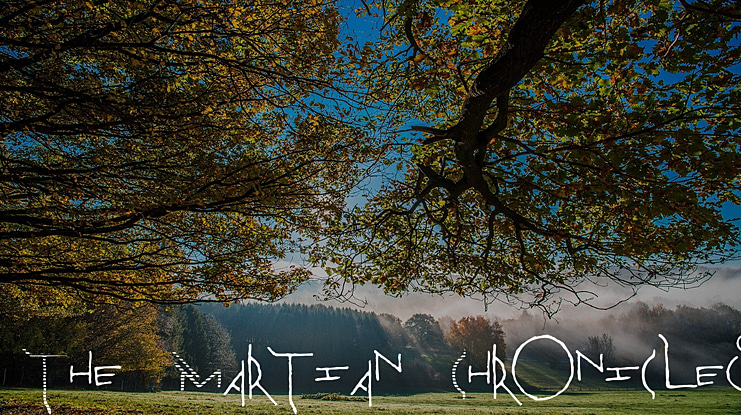 The Martian Chronicles Font