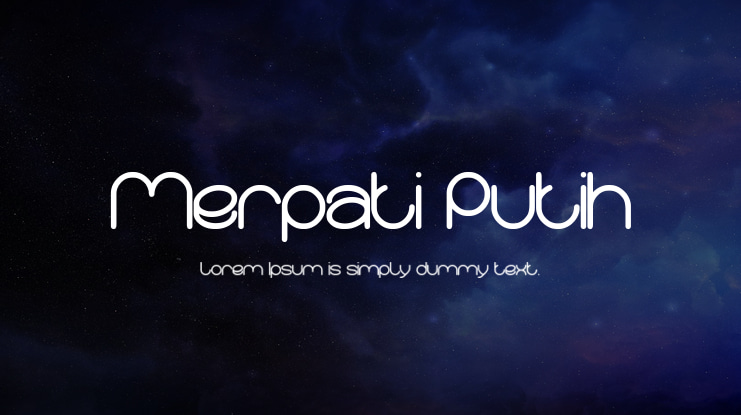 Merpati Putih Font