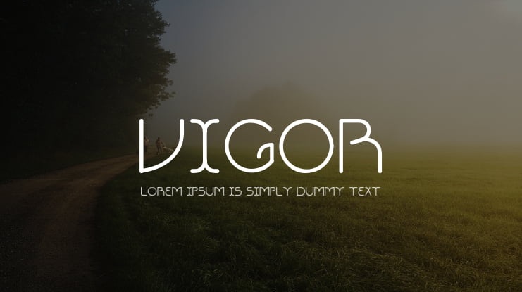VIGOR Font