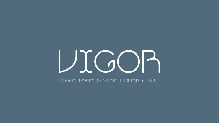 VIGOR Font