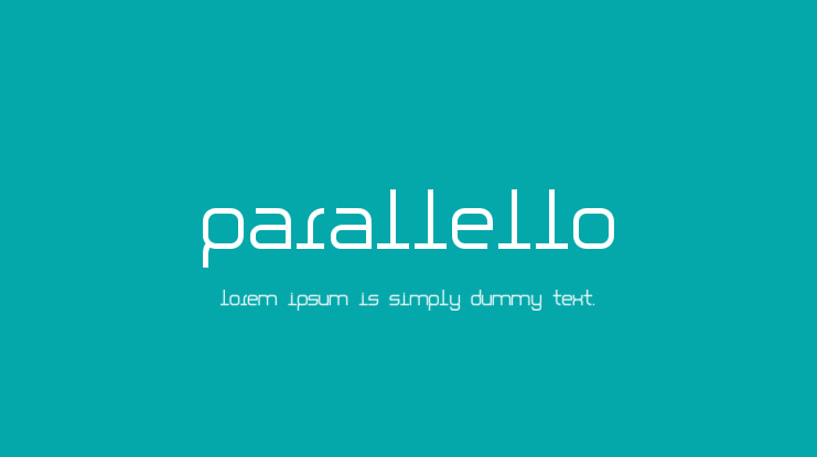 Parallello Font