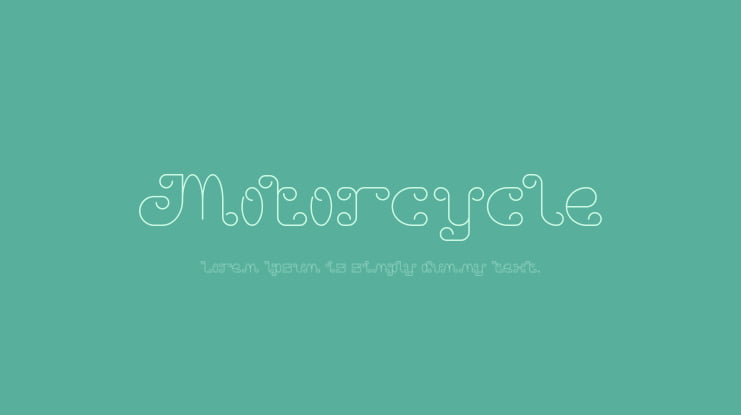 Motorcycle Font Family