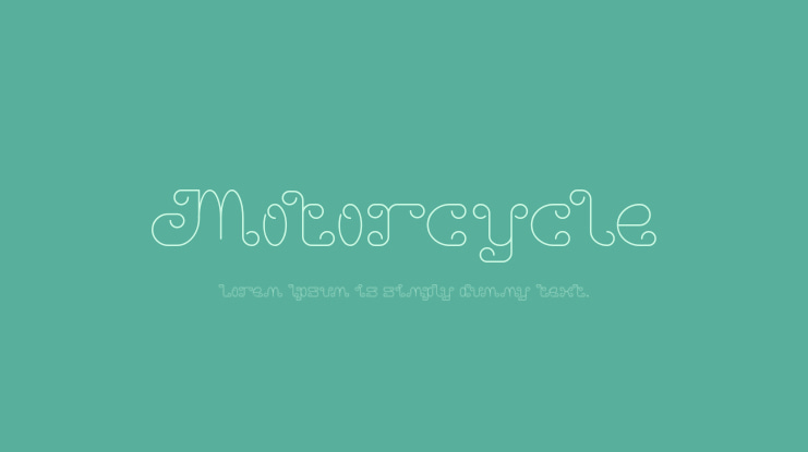 Motorcycle Font Family